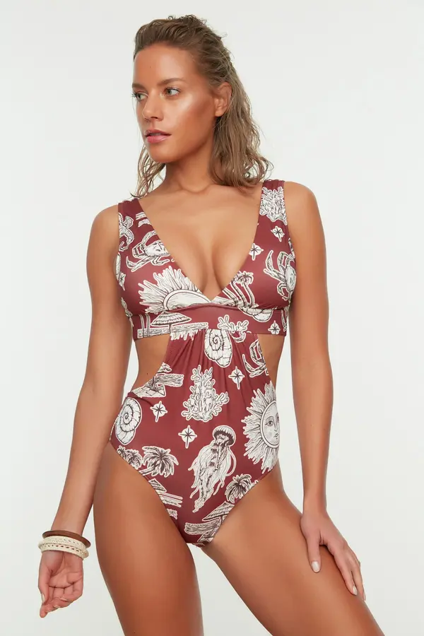 Trendyol Дамски бански костюм Trendyol Ethnic