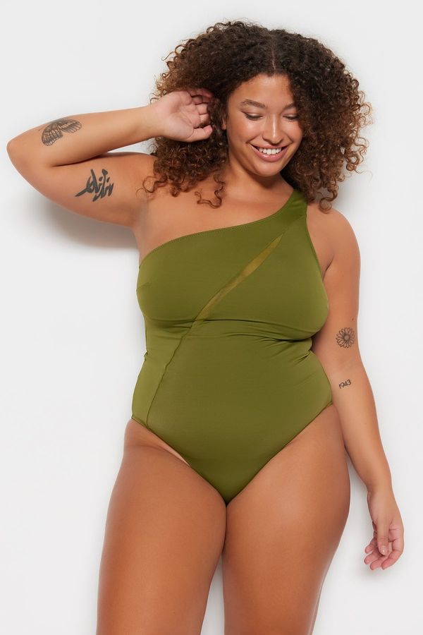 Trendyol Дамски бански Trendyol TBBSS23AM00011/Black