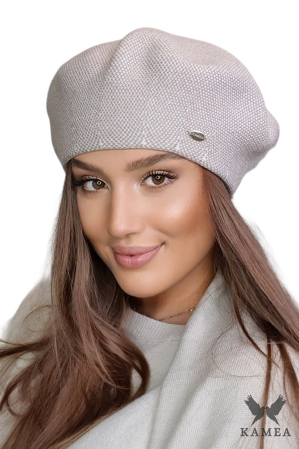 Kamea Дамски барет Kamea Kamea_Beret_K.22.012.04_Dark_Beige