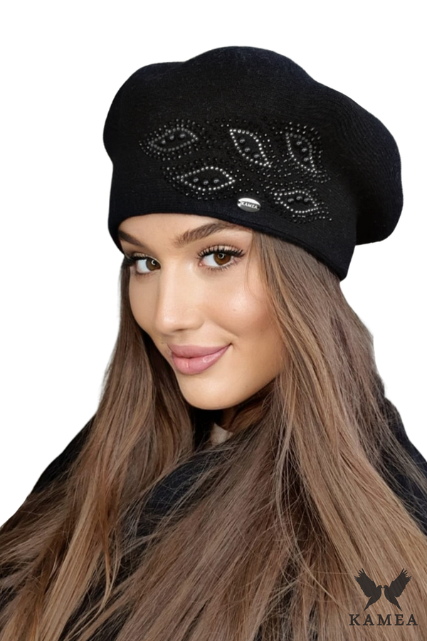Kamea Дамски барет Kamea Kamea_Beret_K.22.047.08_Black