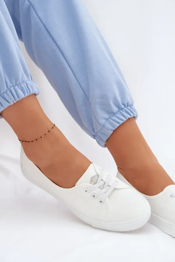 Lee Cooper Дамски бели маратонки Lee Cooper