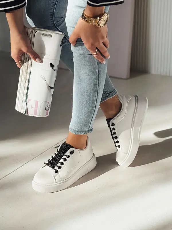 DStreet Дамски бели маратонки UNISTEP