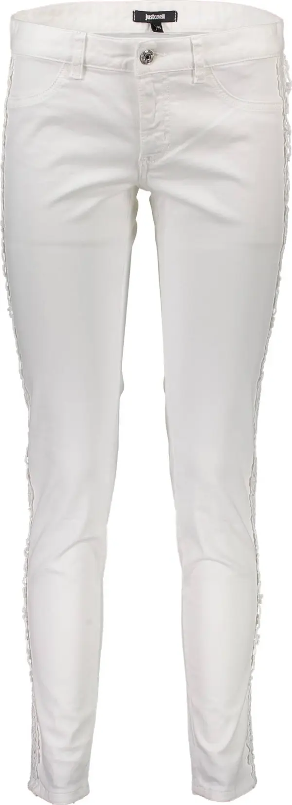 Just Cavalli Дамски бели панталони Just Cavalli