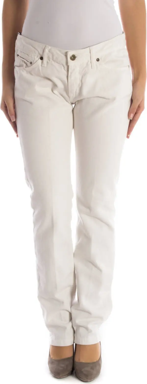 UP STAR Дамски бели прави дънки