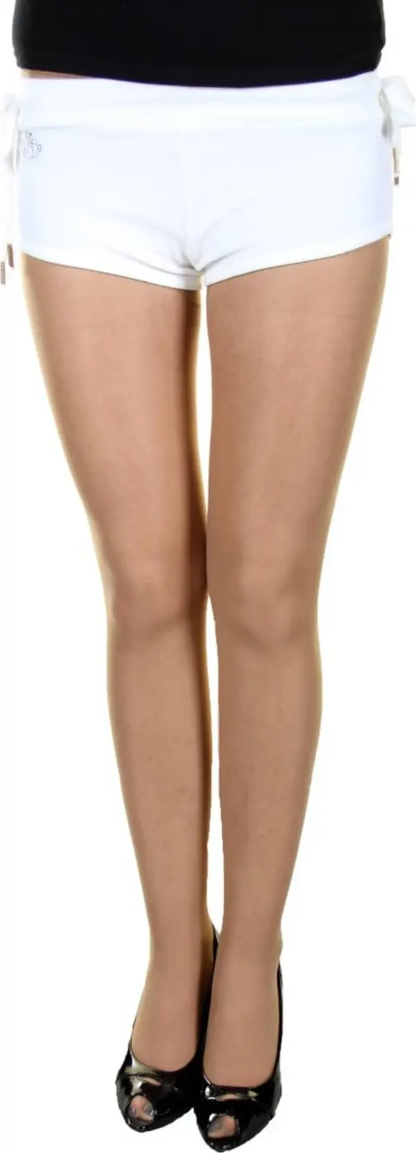 Fornarina Дамски бели шорти Fornarina
