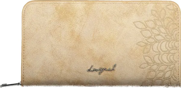 DESIGUAL Дамски бежов портфейл