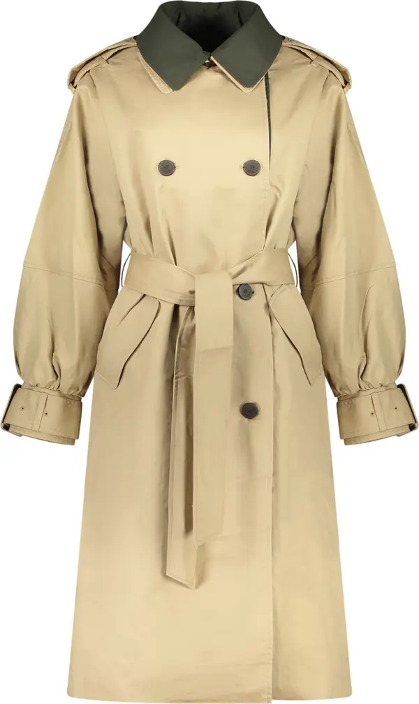 DESIGUAL Дамски бежов тренчкот