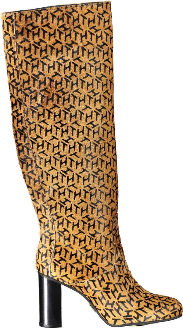 Tommy Hilfiger Дамски бежови ботуши Tommy Hilfiger