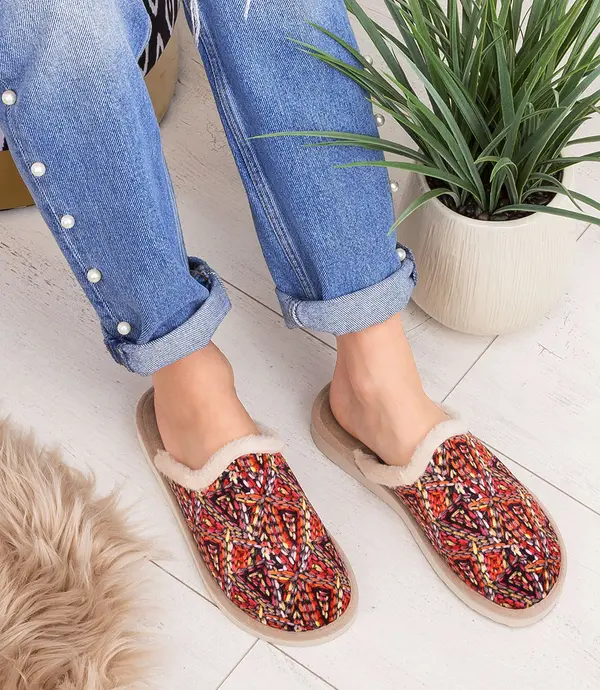 Natural Style Дамски бежови чехли Natural Style NS-103