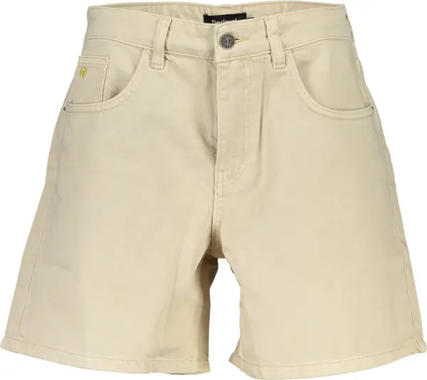 DESIGUAL Дамски бежови дънкови шорти Desigual