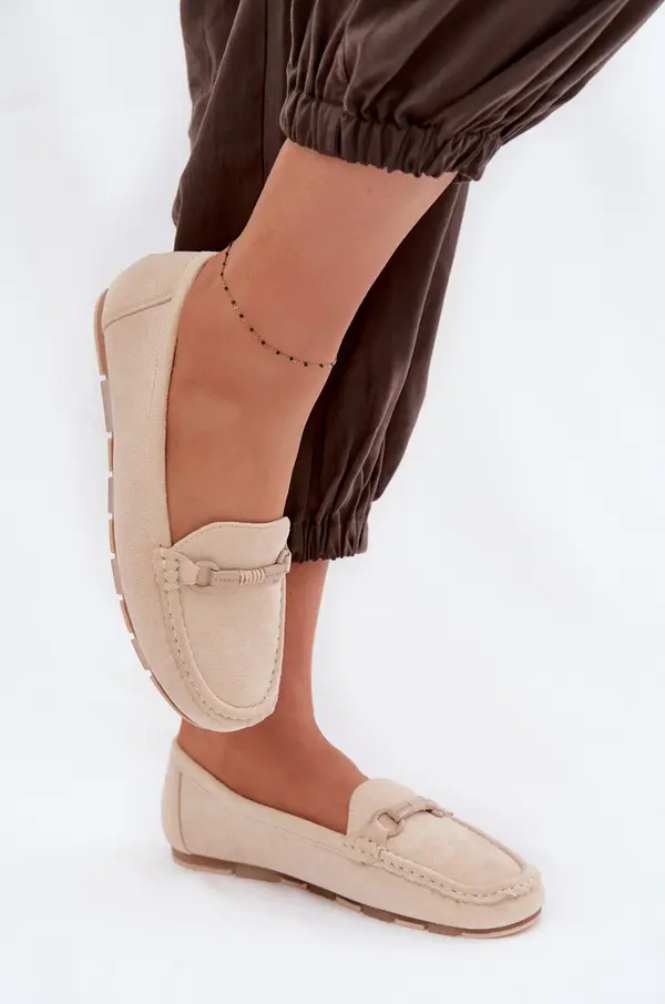 Boto Дамски бежови мокасини Boto Olisa