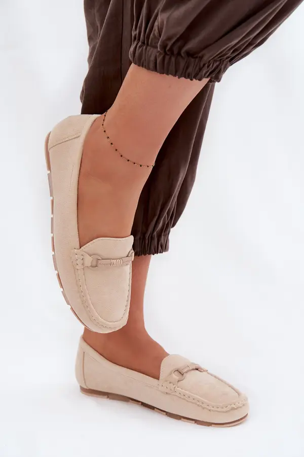 Boto Дамски бежови мокасини Boto Olisa
