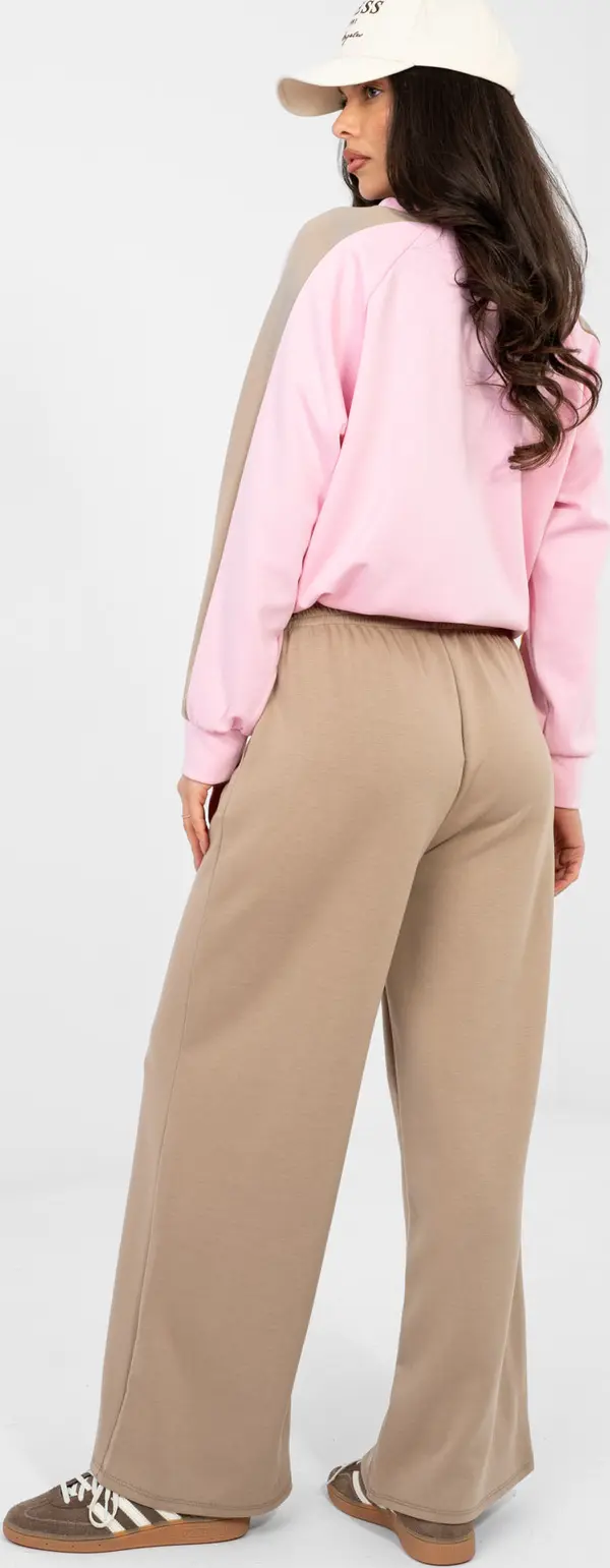 RUE PARIS Дамски бежово-розов комплект