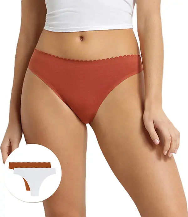 Happy Socks Дамски бикини Happy Socks DIM BODY TOUCH THONG 2x