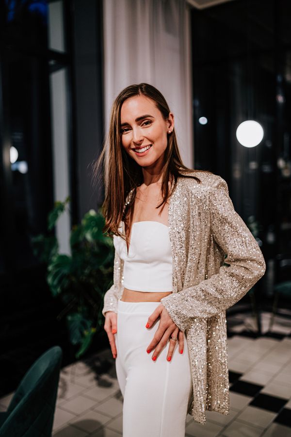 Made Of Emotion Дамски блейзър Made Of Emotion Shiny