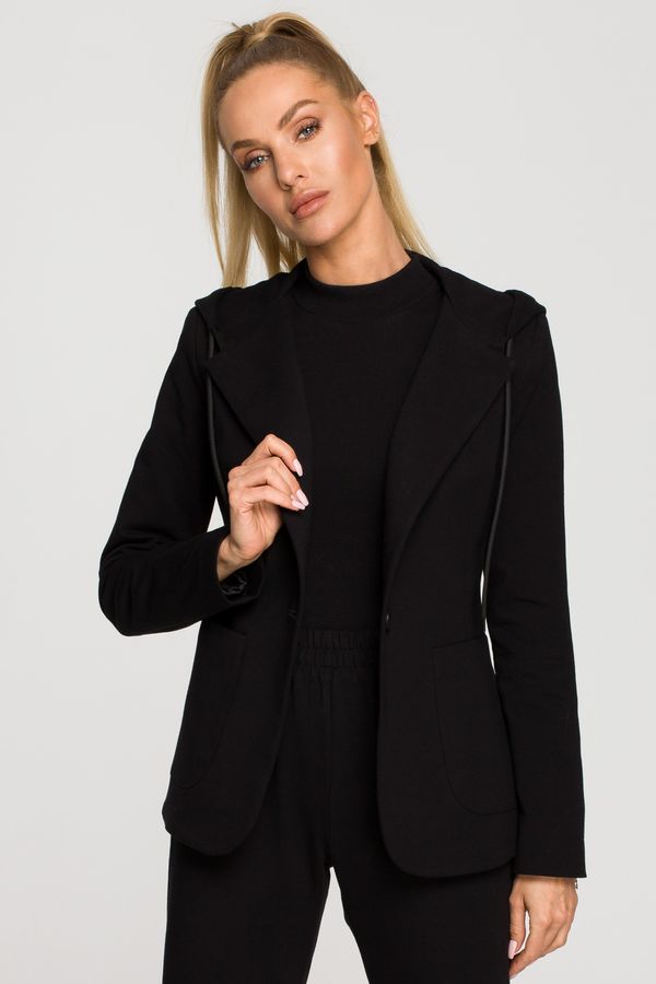 Made Of Emotion Дамски блейзър. Made of Emotion Made_Of_Emotion_Jacket_M691_Black