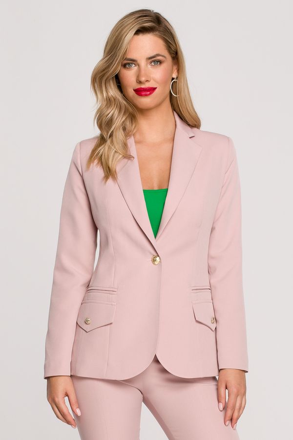 Makover Дамски блейзър. Makover Makover_Jacket_K141_Black