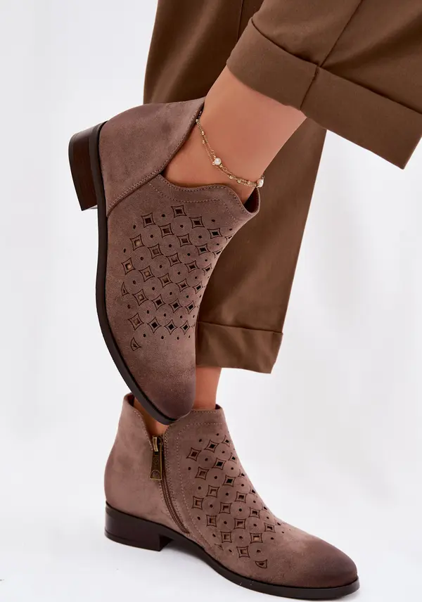 VINCEZA Дамски боти до глезена Vinceza