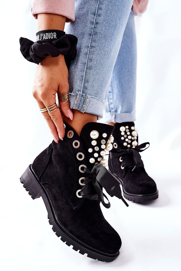 FB2 Дамски боти Kesi Perla