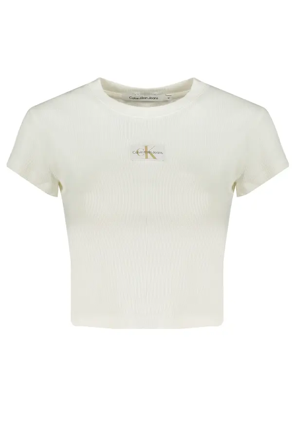 Calvin Klein Дамски бял къс топ Calvin Klein