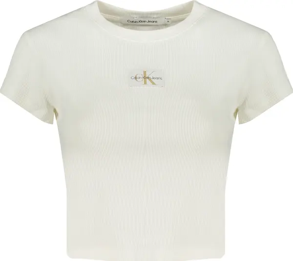 Calvin Klein Дамски бял къс топ Calvin Klein