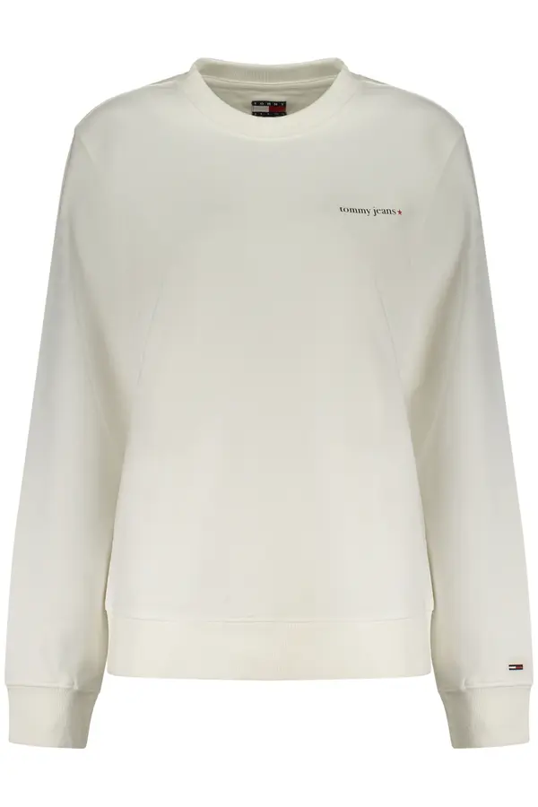 Tommy Hilfiger Дамски бял суитшърт без цип TOMMY HILFIGER