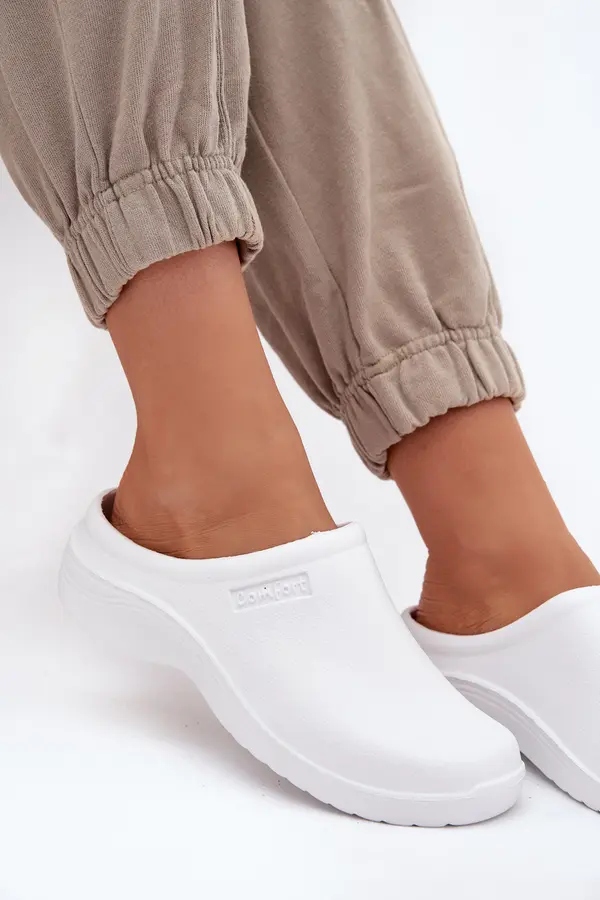 Boto Дамски чехли Boto Foam бели