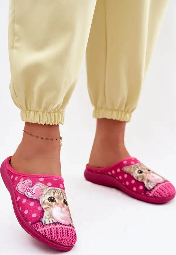 Inblu Дамски чехли Inblu с мотив на котка