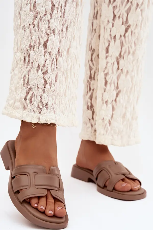 Boto Дамски чехли Lorania тъмнобежови