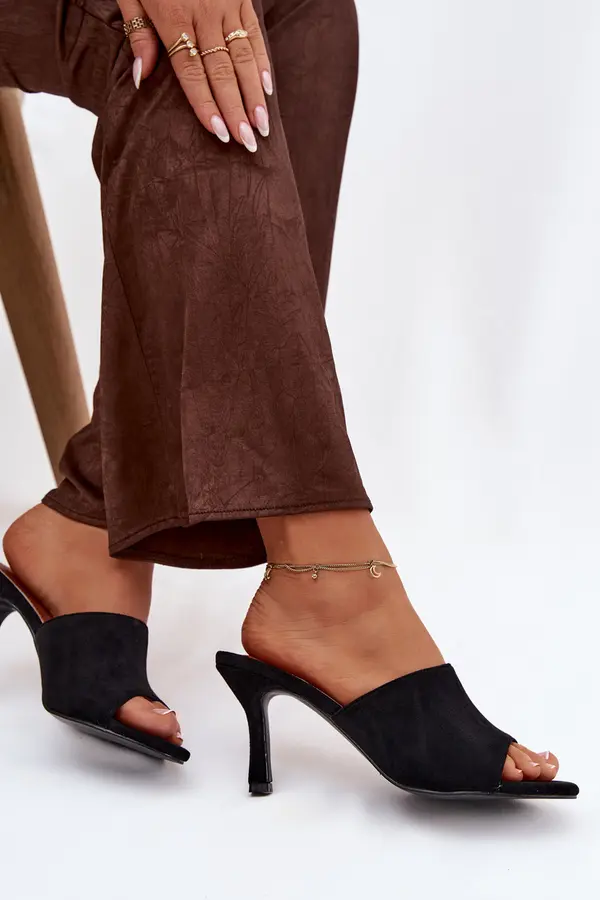 Boto Дамски чехли на ток от ековелур