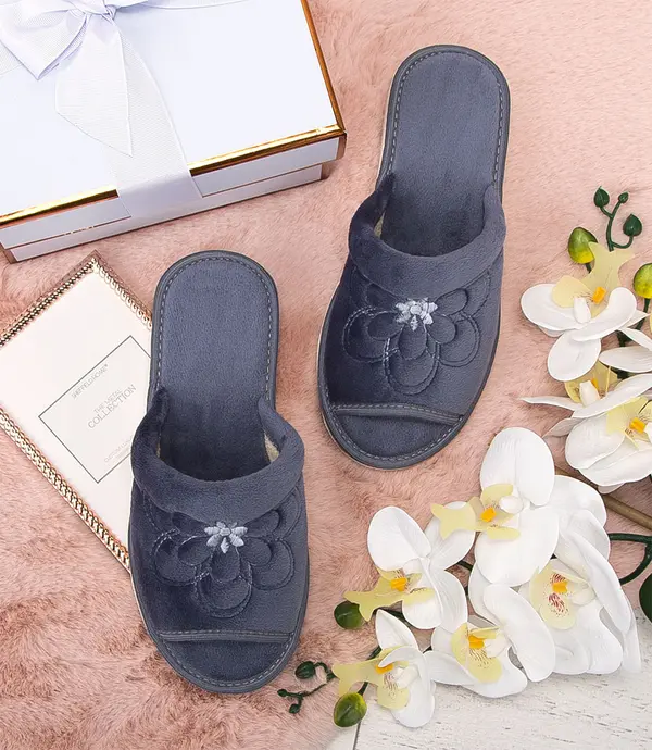 Natural Style Дамски чехли Natural Style NS-001 сиви