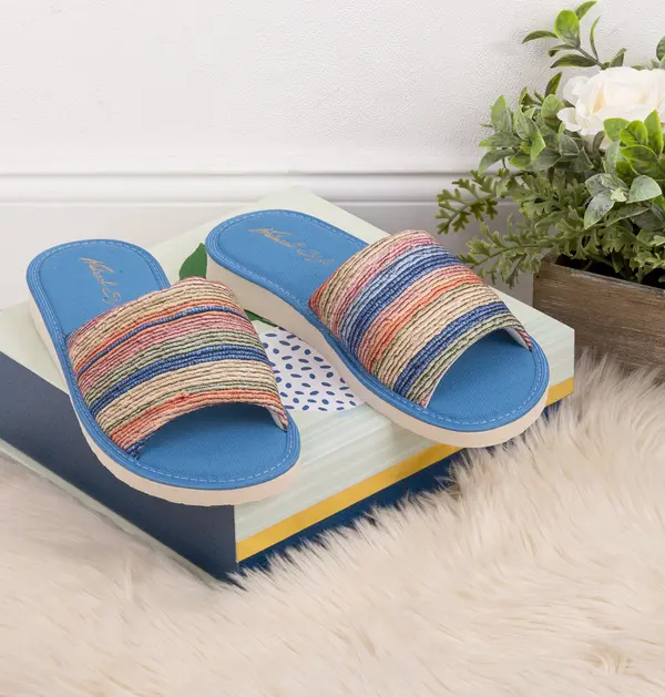 Natural Style Дамски чехли Natural Style NS-034 сини