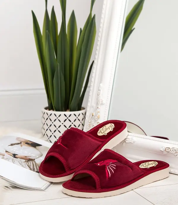 Natural Style Дамски чехли Natural Style NS-037 бордо