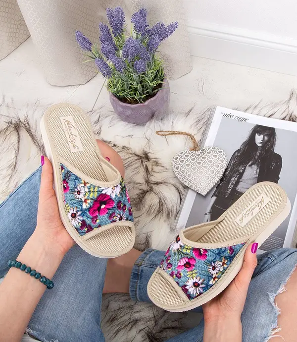 Natural Style Дамски чехли Natural Style NS-039 сини