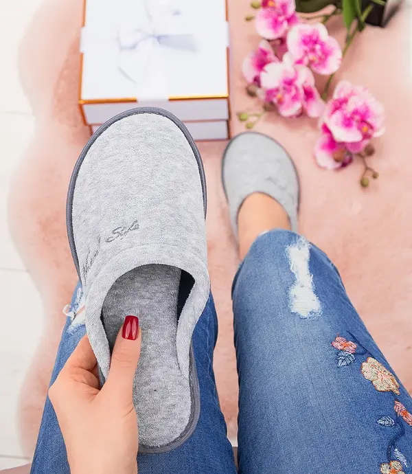 Natural Style Дамски чехли Natural Style NS-042 сиви