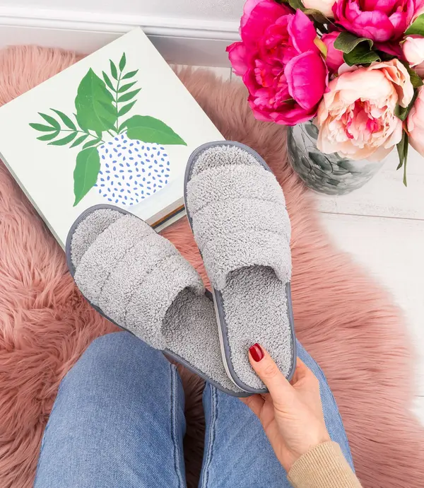 Natural Style Дамски чехли Natural Style NS-047 сиви