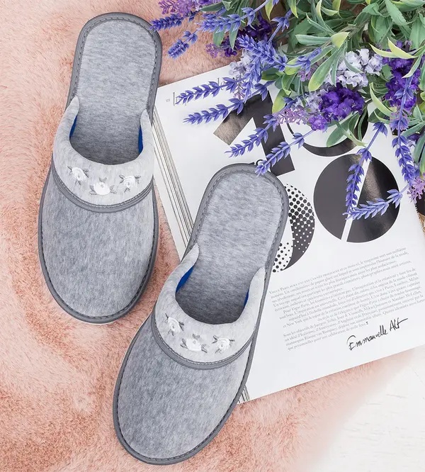 Natural Style Дамски чехли Natural Style NS-059 Сиви