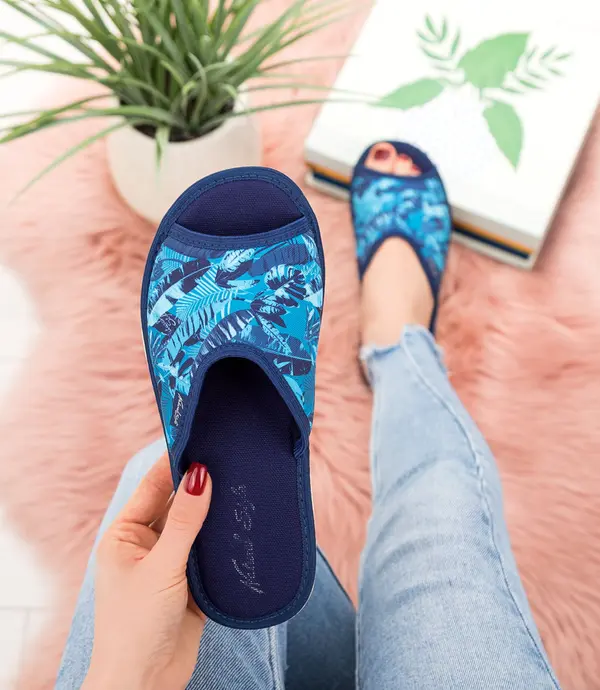 Natural Style Дамски чехли Natural Style NS-064 сини