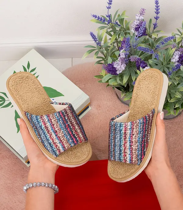 Natural Style Дамски чехли Natural Style NS-074 Бежови