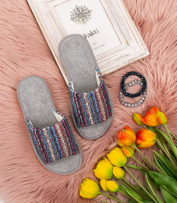 Natural Style Дамски чехли Natural Style NS-074 сиви