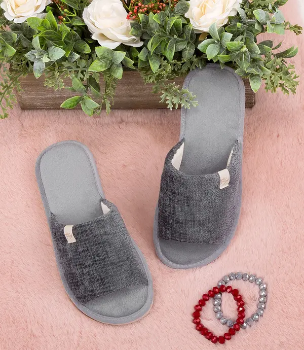 Natural Style Дамски чехли Natural Style NS-075 сиви