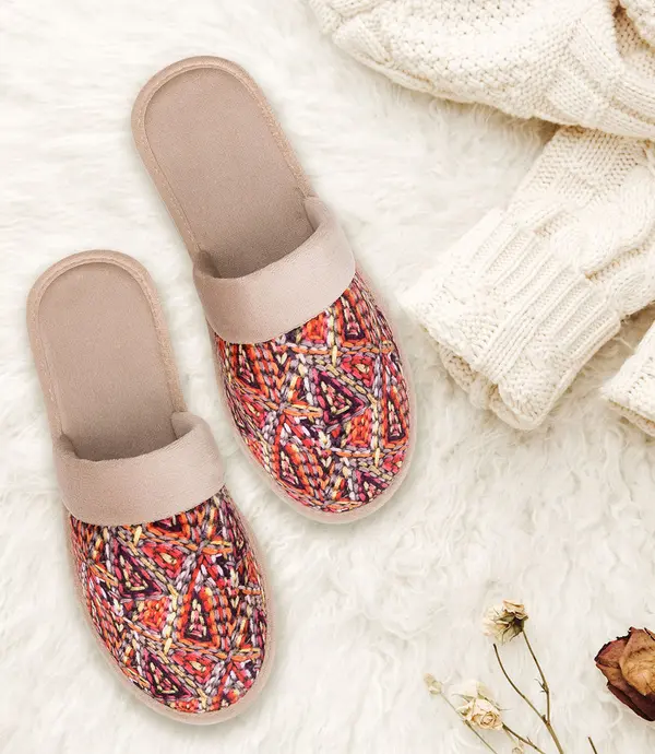 Natural Style Дамски чехли Natural Style NS-076 Бежови