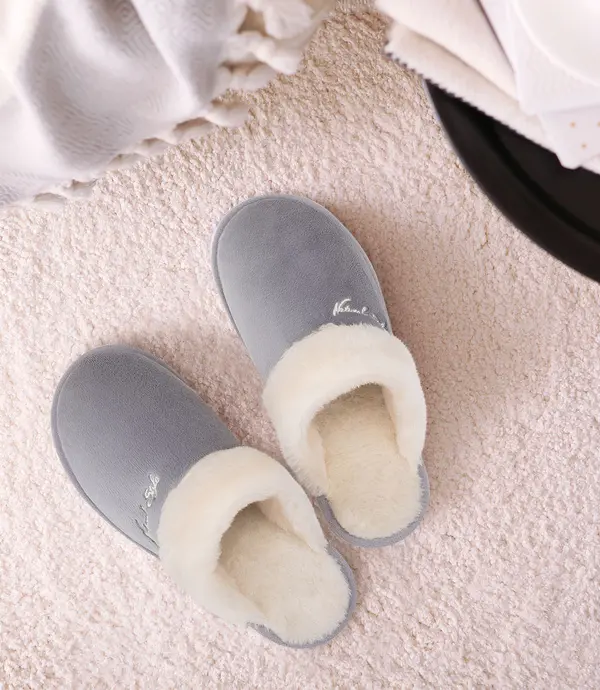 Natural Style Дамски чехли Natural Style NS-080 Сиво-бежови