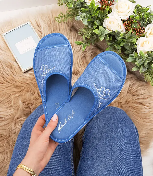 Natural Style Дамски чехли Natural Style NS-093 сини