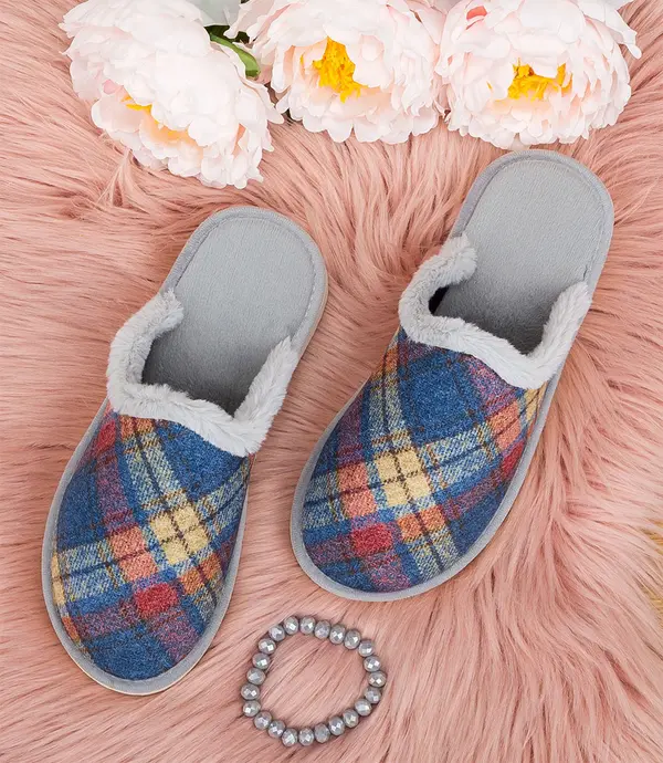 Natural Style Дамски чехли Natural Style NS-104 синьо-сиви