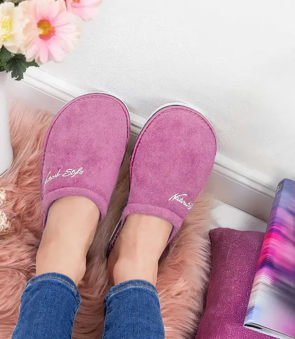 Natural Style Дамски чехли NS-042 розови