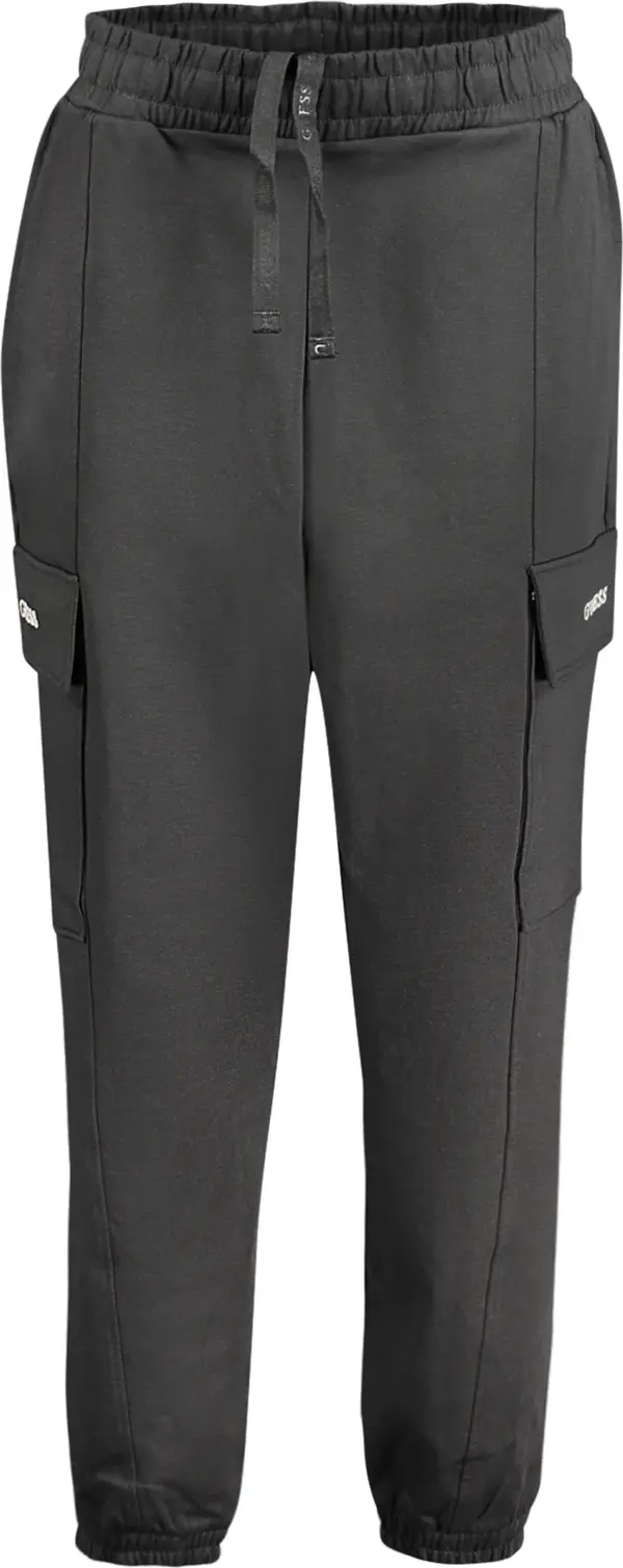 GUESS JEANS Дамски черен панталон с джобове GUESS