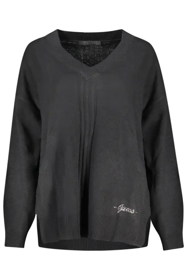 GUESS JEANS Дамски черен пуловер GUESS JEANS