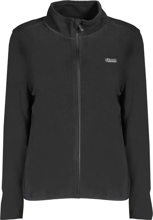 NORWAY 1963 Дамски черен суитшърт с цип