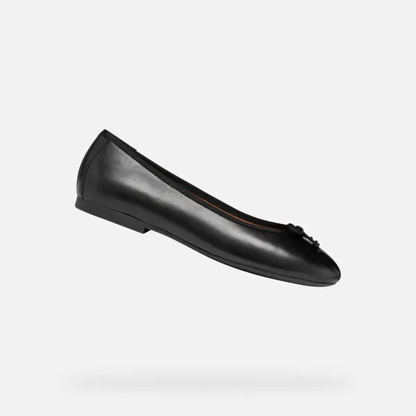 GEOX Дамски черни балерини Geox New Palmaria